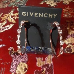 Givenchy Rose Gold Embellished Earrings